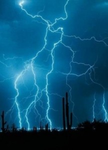 unexplained lightning